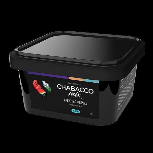 Бестабачная смесь Chabacco Mix Watermelon Gum Арбузная Жвачка  Medium 200 грамм в Самаре