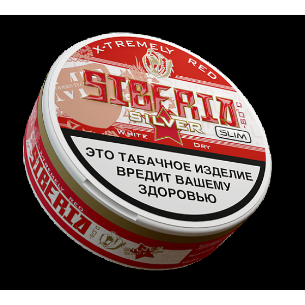 Жевательный табак Siberia Silver  Slim White Dry 13 грамм в Самаре