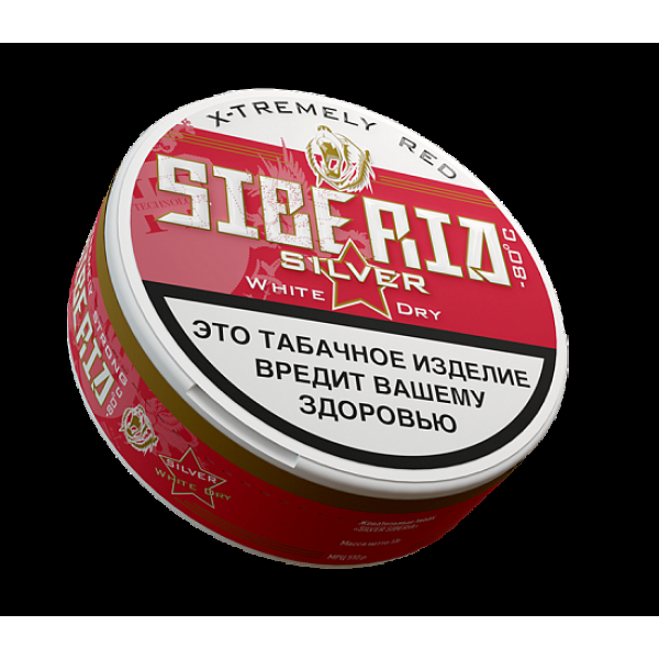 Жевательный табак Siberia Silver  White Dry 16 грамм в Самаре