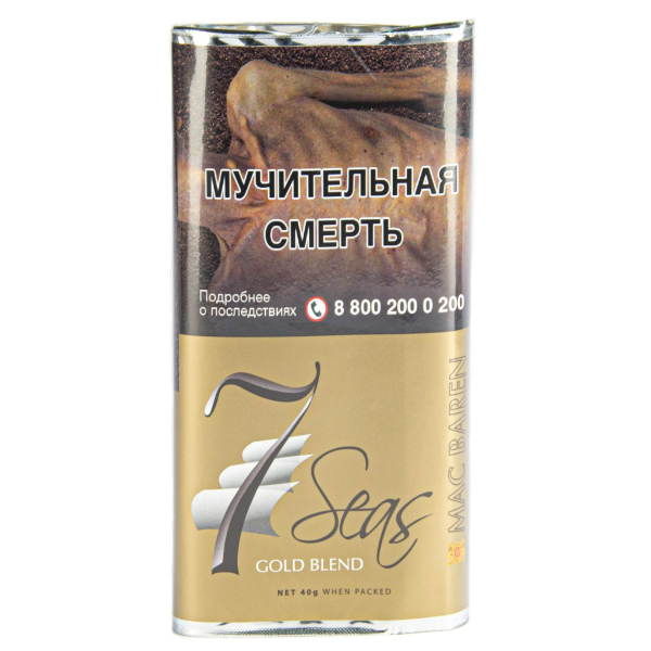 Трубочный табак Mac Baren 7 Seas Gold Blend 40 грамм в Самаре
