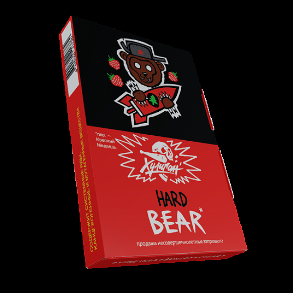Табак Хулиган Hard Bear Клубника С Елкой 25 грамм в Самаре