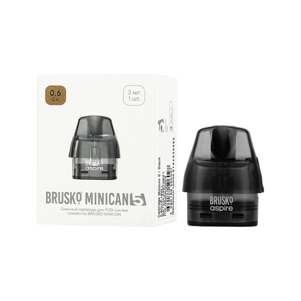 Сменный картридж Brusko Minican 5 0.6 Ом (3 мл, 1 шт.) в Самаре