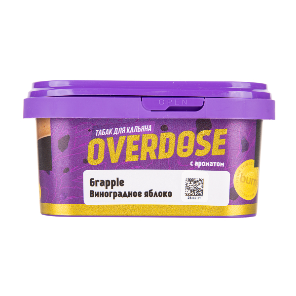 Табак Overdose Grapple 200 грамм в Самаре