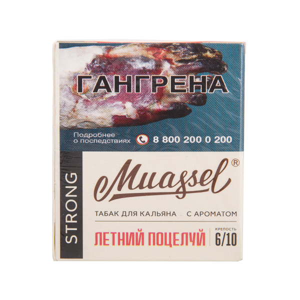 Табак Muassel Strong Летний Поцелуй 40 грамм в Самаре