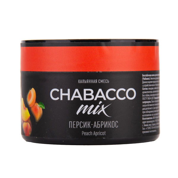 Бестабачная смесь Chabacco Mix Medium Peach Apricot 40 грамм в Самаре