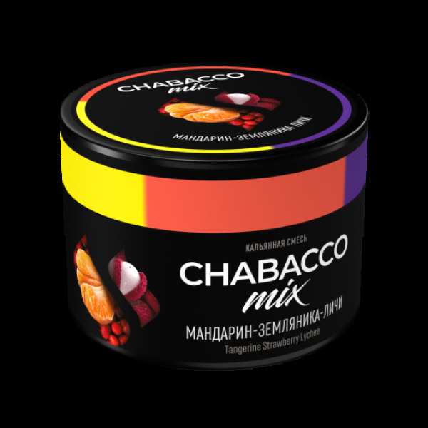 Бестабачная смесь Chabacco Mix Medium Tangerine Strawberry Lychee 40 грамм в Самаре
