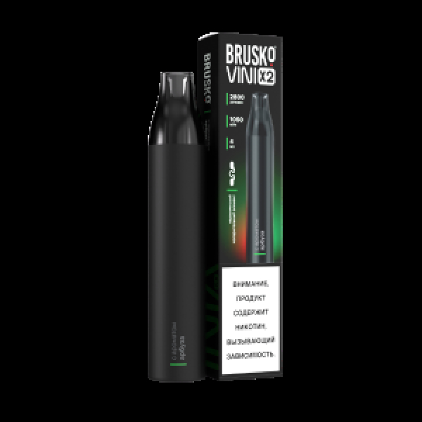 Электронка Brusko Vini X2 Арбуз 2800 затяжек в Самаре