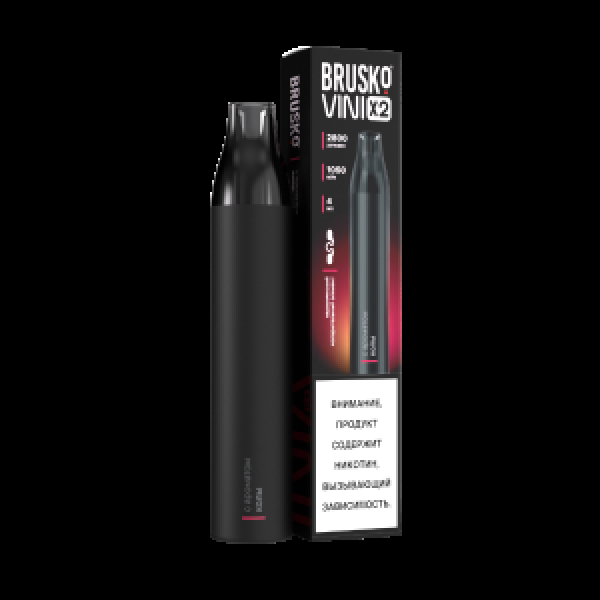 Электронка Brusko Vini X2 Кола 2800 затяжек в Самаре