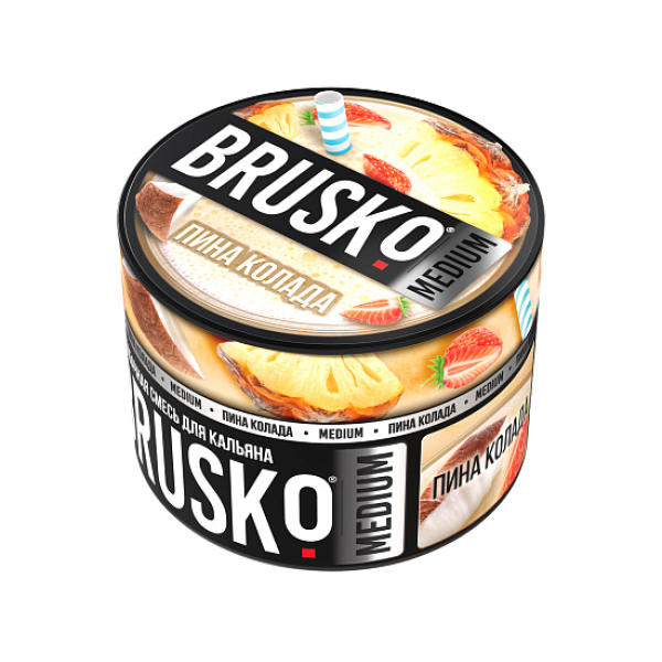 Бестабачная смесь Brusko Zero Пина Колада 50 грамм в Самаре