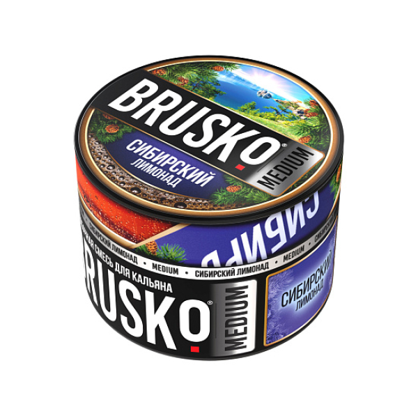 Бестабачная смесь Brusko Zero Сибирский Лимонад 50 грамм в Самаре