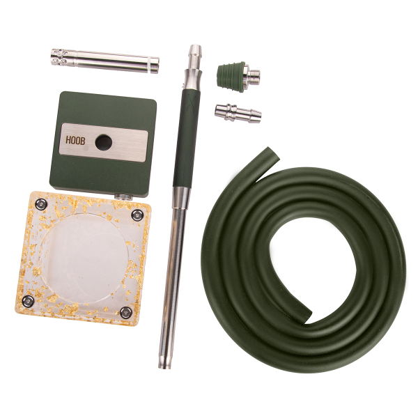 Кальян Hoob Subatom British Racing Green X Ss | Cube Mini Gold в Самаре