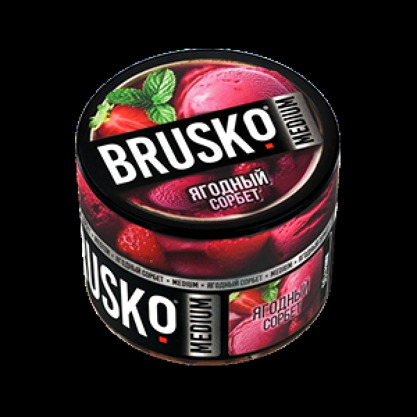 Бестабачная смесь Brusko Ягодный Сорбет 50 грамм в Самаре