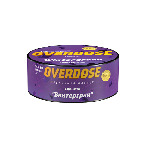 Табак Overdose Wintergreen 25 грамм в Самаре