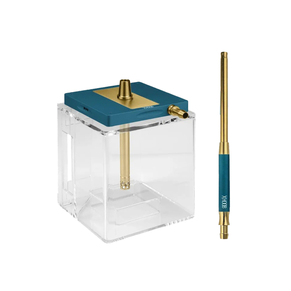 Кальян Hoob Atom Marine Blue X Gold | Hoob Cube в Самаре