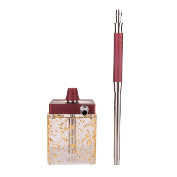 Кальян Hoob Subatom Wine Red X Ss | Cube Mini Gold в Самаре