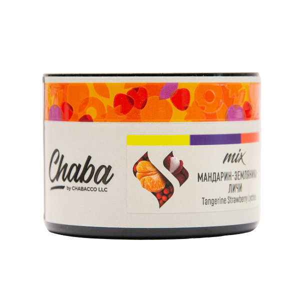 Безникотиновая смесь Chaba Mix Tangerine Strawberry Lychee Nicotine Free 40 грамм в Самаре