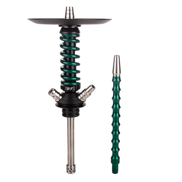 Кальян Mamay Customs Coilover Micro  Чёрный Зелёный Лак в Самаре