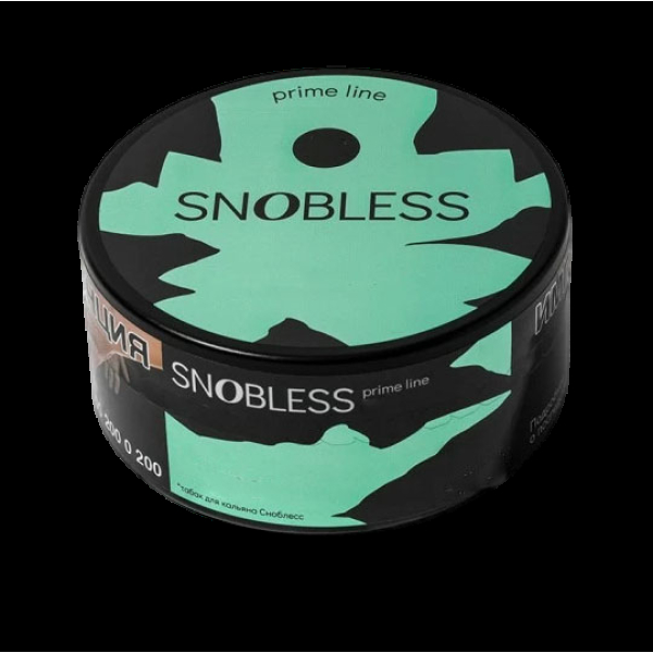 Табак Snobless Мятная Жвачка Mint Gum Prime Lines 100 грамм в Самаре