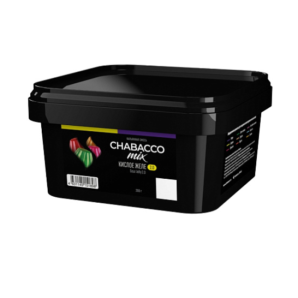 Бестабачная смесь Chabacco Mix Sour Jelly 2.0 Кислое Желе Medium 200 грамм в Самаре
