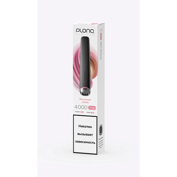 Электронка Plonq Plus Pro Black Японская Слива 4000 затяжек в Самаре