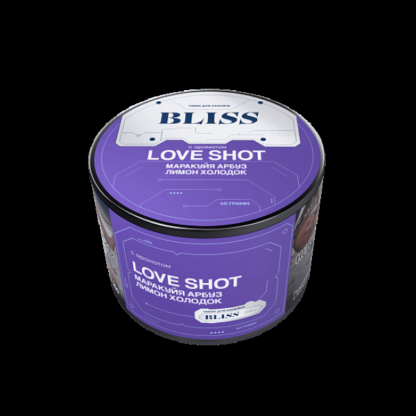 Табак Bliss Love Shot Маракуйя Арбуз Лимон Холодок 40 грамм в Самаре