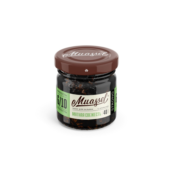 Табак Muassel Extra Strong Мятная Свежесть 40 грамм в Самаре