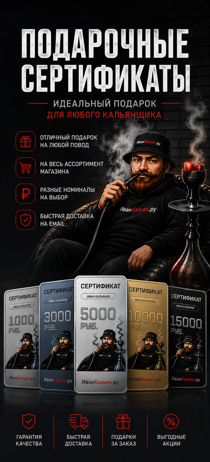 Подарочные сертификаты
